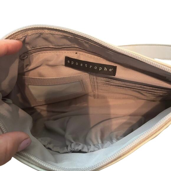 Apostrophe Genuine Leather Small Shoulder Bag - Picture 4 of 6